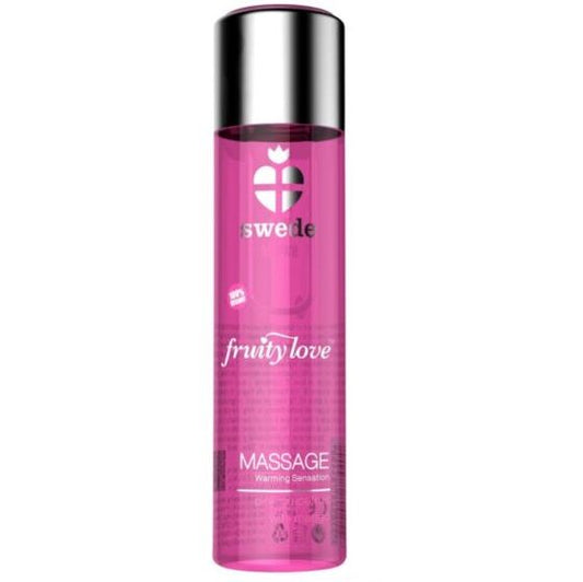 SWEDE - FRUITY LOVE OLIO PER MASSAGGIO EFFETTO RISCALDANTE POMPELMO ROSA CON MANGO 60 ML