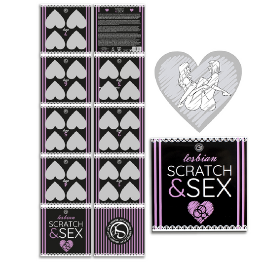 SECRETPLAY - GIOCO SCRATCH &amp; SEX PER COPPIE POSIZIONI LESBICHE (ES/EN/FR/PT/DE)