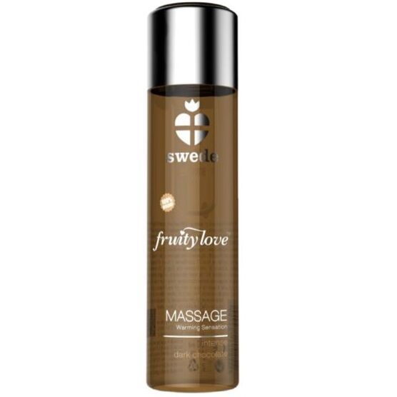 SWEDE - FRUITY LOVE WÄRMEFFEKT MASSAGEÖL INTENSIVE DUNKLE SCHOKOLADE 60 ML