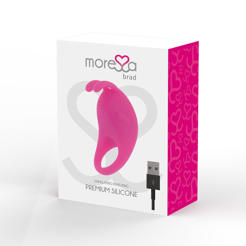 MORESSA - BRAD PREMIUM SILICONE RICARICABILE ROSA