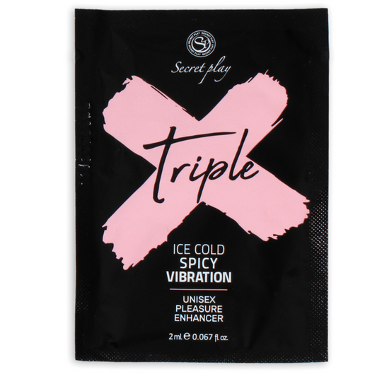 SECRETPLAY - SINGLE DOSE TRIPLE X PLEASURE INTENSIFIER