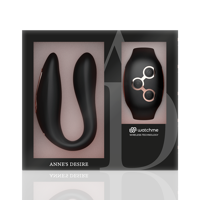 ANNE'S DESIRE - DUAL PLEASURE TECNOLOG A WATCHME BLACK/GOLD