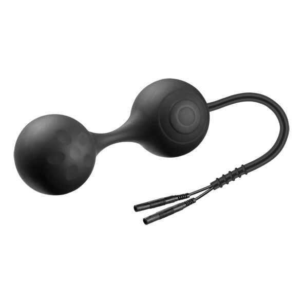 ELECTRASTIM - ESERCIZI PER KEGEL IN SILICONE NERO LULA