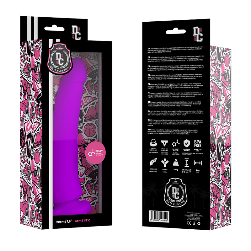 DELTA CLUB - TOYS DILDO LILLA MEDICO SILICONE 20 CM -O- 4 CM