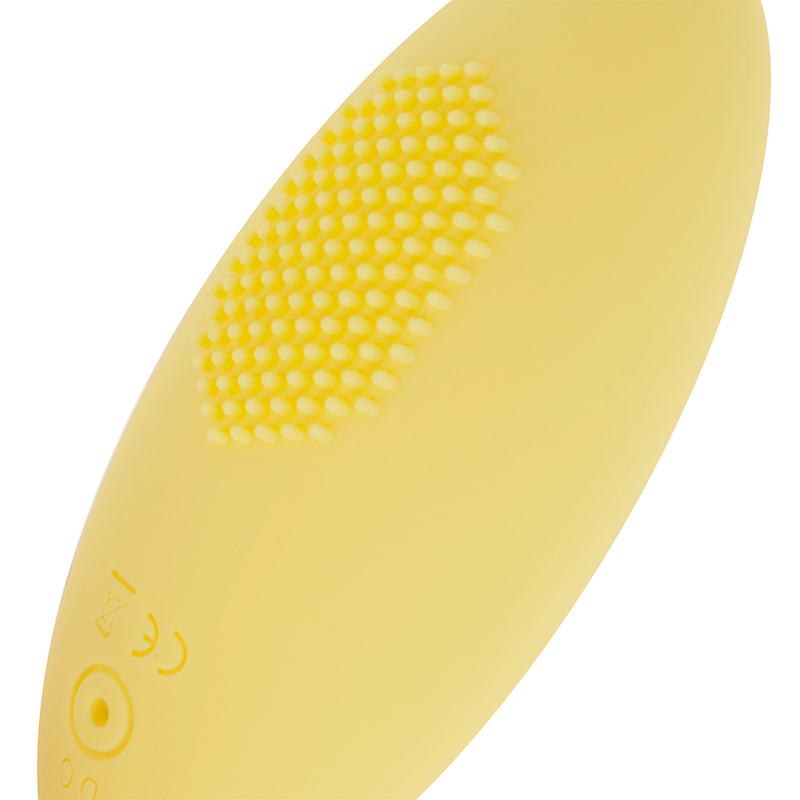 OHMAMA - UOVO VIBRANTE TEXTURED 10 MODALITÀ GIALLO