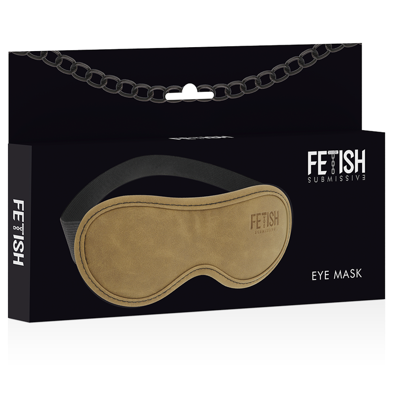 FETISH SUBMISSIVE ORIGEN - MASCHERA IN PELLE VEGANA CON FODERA IN NEOPRENE