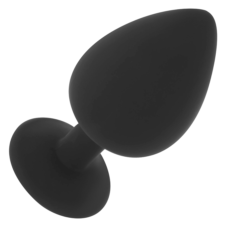 OHMAMA - DIAMANTE SILICONE ANAL PLUG TAGLIA L 9 CM