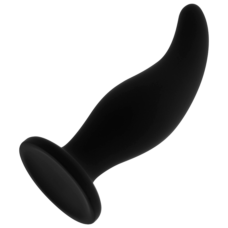 OHMAMA - TAPPO ANALE IN SILICONE CURVO P-POINT 12 CM