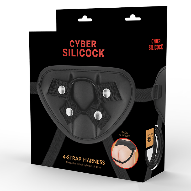 CYBER SILICOCK - IMBRACATURA A STRAPPO CON 3 ANELLI IN OMAGGIO