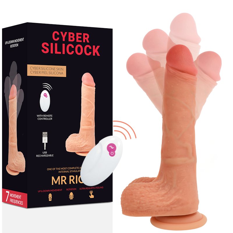 CYBER SILICOCK - REMOTE CONTROL REALISTIC MR RICK 20.9 CM -O- 4 CM