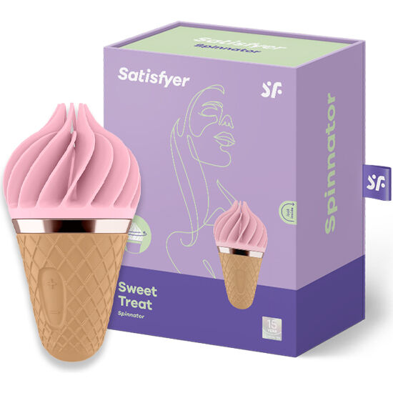 SATISFYER - SÜSSES LECKEREI-SPINNATOR BRAUN &amp; ROSA