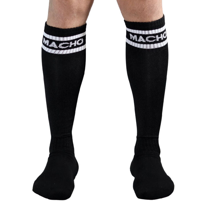 MACHO - LONG SOCKS ONE SIZE BLACK