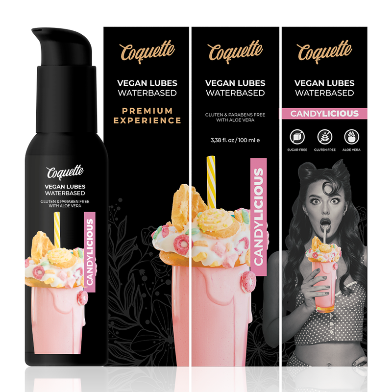 COQUETTE CHIC DESIRE – PREMIUM-ERLEBNIS 100 ML VEGANE GLEITMITTEL CANDYLICIOUS