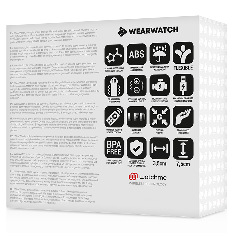 WEARWATCH - WATCHME TECHNOLOGY FERNBEDIENUNG EIBLAU / AQUAMARIN