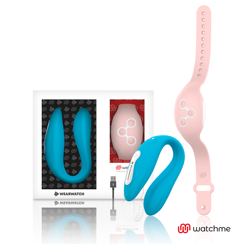 WEARWATCH - VIBRATORE WATCHME DUAL TECHNOLOGY INDACO / ROSA