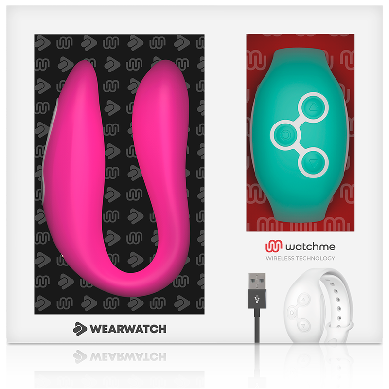 WEARWATCH - DUAL TECHNOLOGY WATCHME VIBRATOR FUCHSIA / MEERWASSER