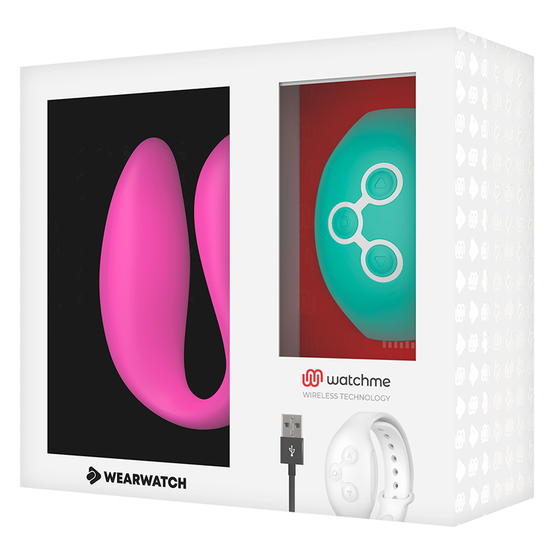 WEARWATCH - DUAL TECHNOLOGY WATCHME VIBRATOR FUCHSIA / MEERWASSER