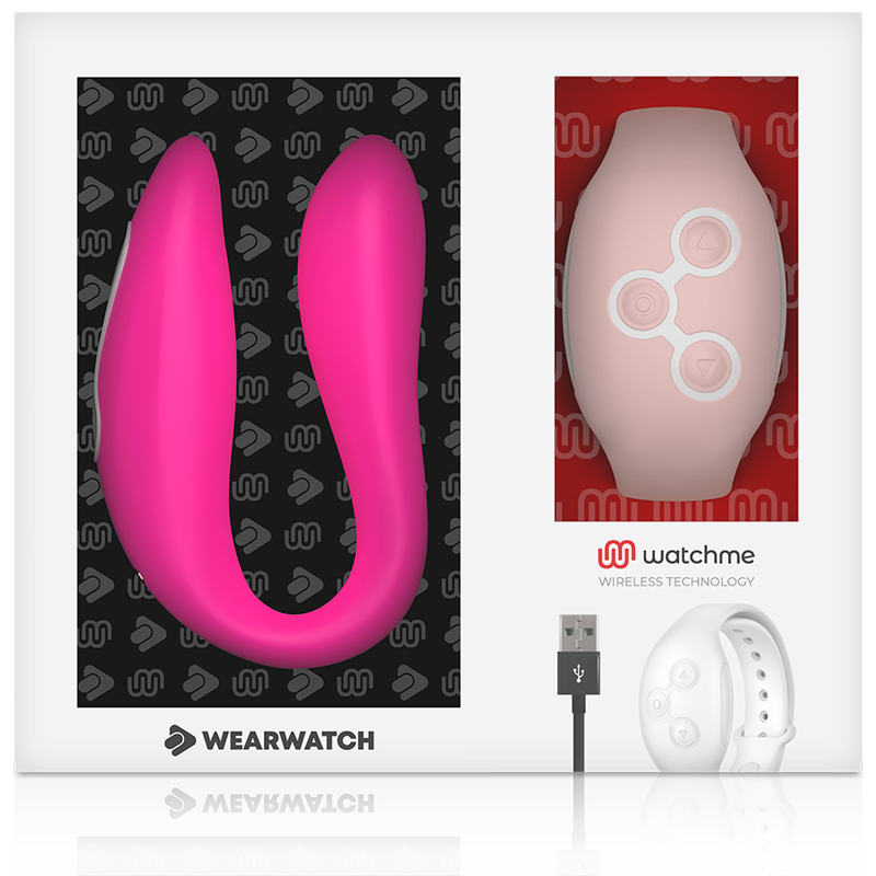 WEARWATCH - WATCHME VIBRATOR MIT DUALTECHNOLOGIE PINK / ROSA