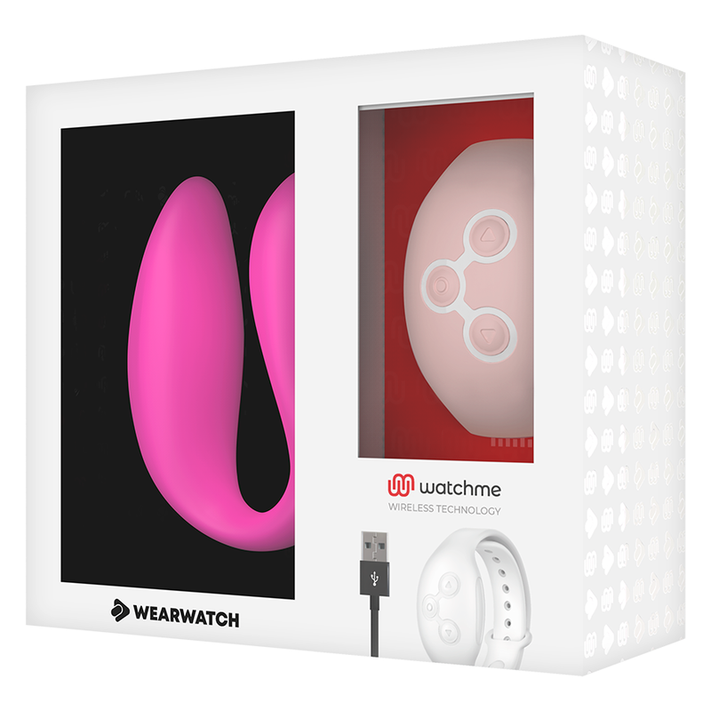 WEARWATCH - WATCHME VIBRATOR MIT DUALTECHNOLOGIE PINK / ROSA