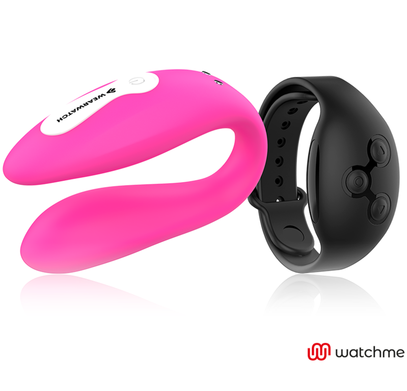 WEARWATCH - VIBRATORE WATCHME DUAL TECHNOLOGY FUCSIA/AZABACHE