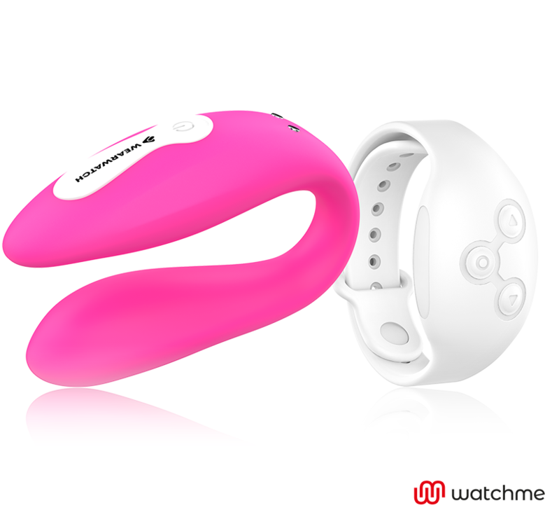 WEARWATCH - VIBRATORE WATCHME DUAL TECHNOLOGY FUCSIA / NEVE