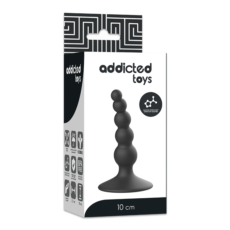 ADDICTED TOYS - ANAL SEXUAL PLUG 10 CM SCHWARZ