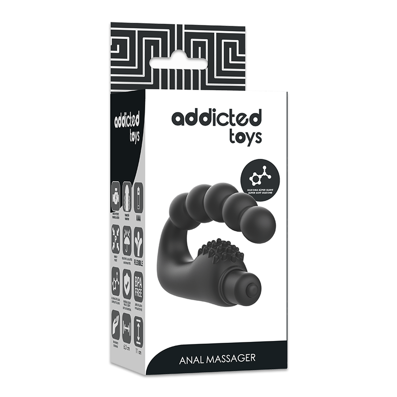 ADDICTED TOYS - ANAL MASSAGER PROSTATISCH MIT VIBRATION