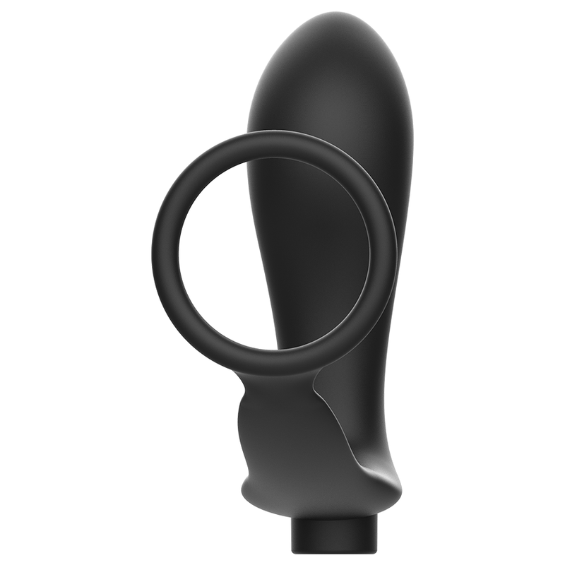 ADDICTED TOYS - ANELLO PER PENE CON TELECOMANDO TAPPO ANALE NERO RICARICABILE