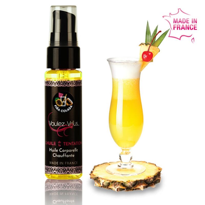 VOULEZ-VOUS - OLIO CORPO RISCALDANTE - PIÑA COLADA 35 ML