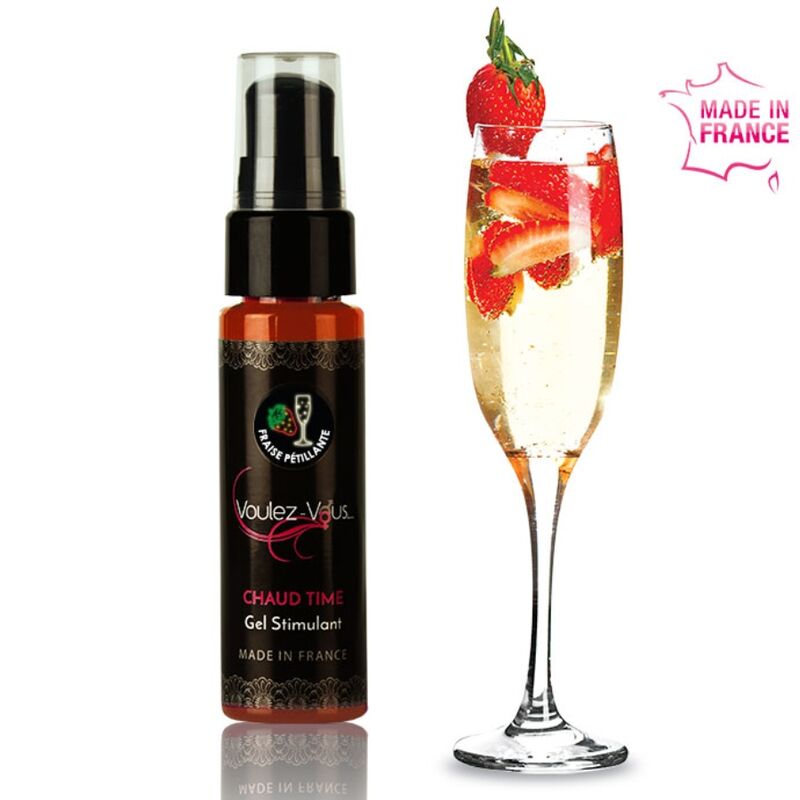 VOULEZ-VOUS - STIMULATING GEL - CAVA & AND STRAWBERRIES FLAVOUR - 30 ML